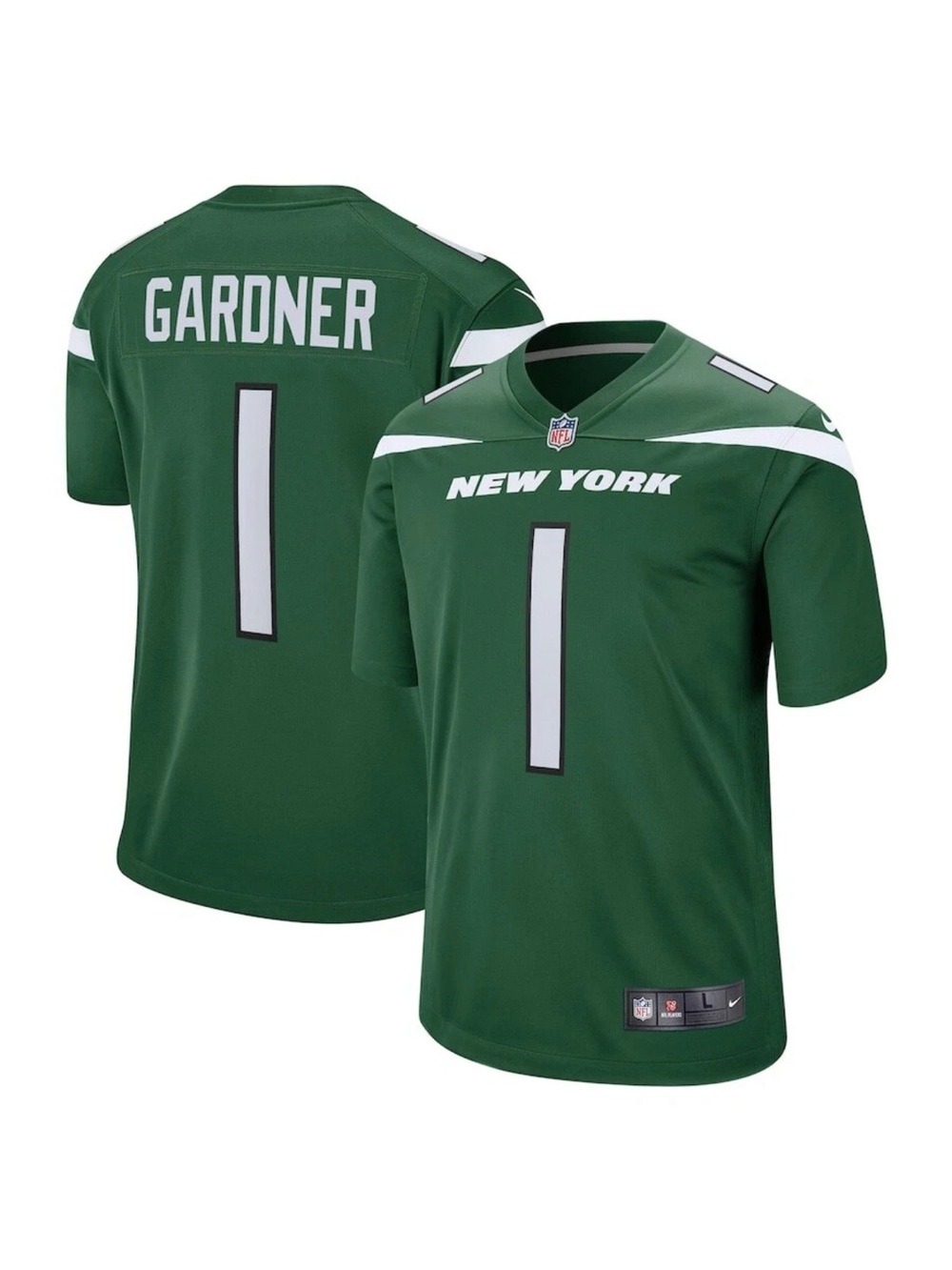 Men's New York Jets Ahmad Sauce Gardner Nike Legacy Green Vapor F.U.S.E. Limited